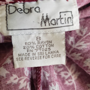 Vintage Debra Martin 90s Jumpsuit Size Small