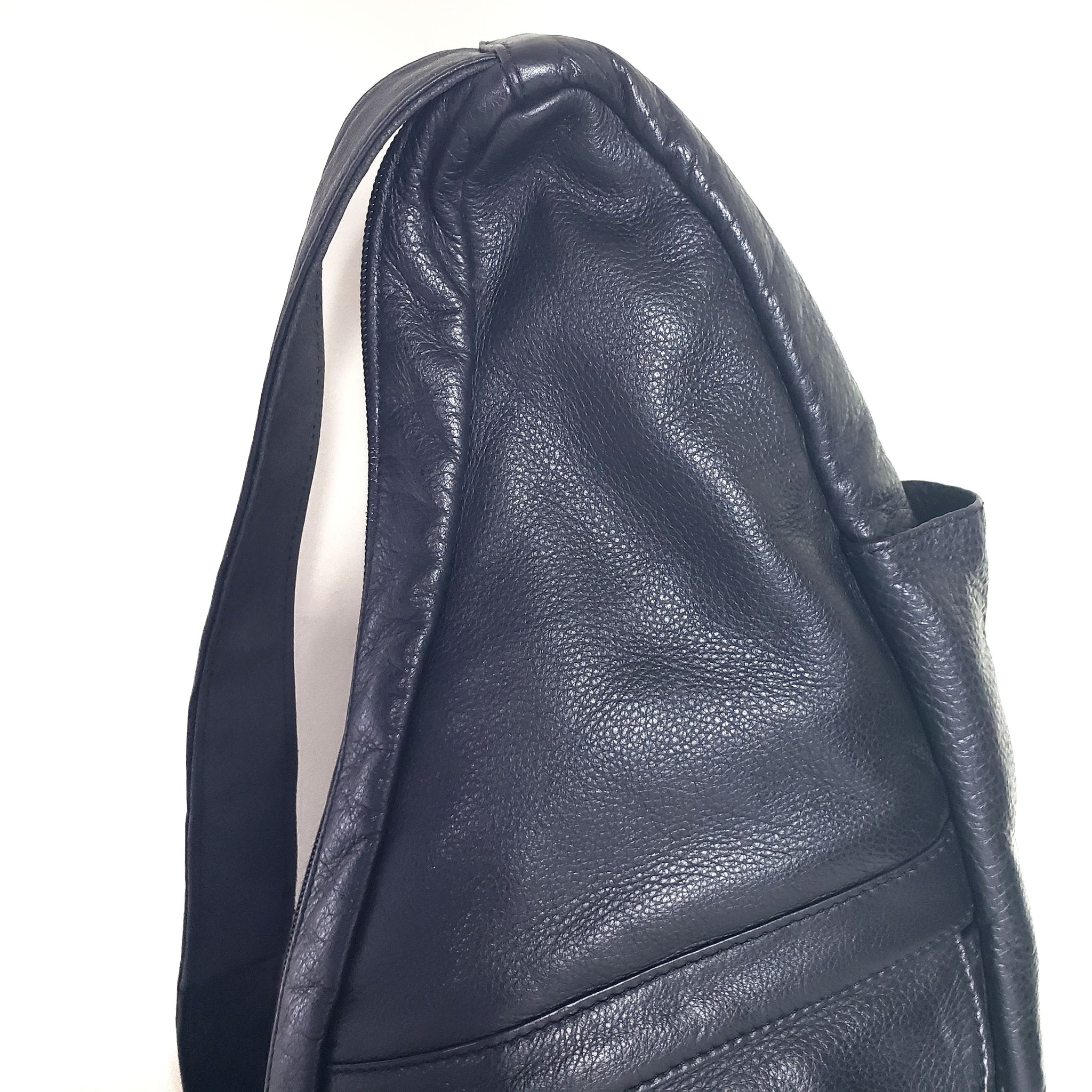 Ameribag Black Leather Backpack
