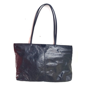 Latico Carmen Black Leather Tote