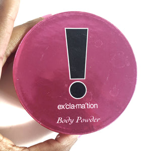 Vintage 90s Exclamation Body Dusting Powder