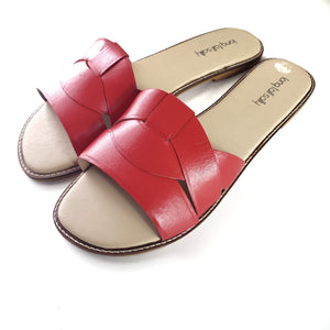 Long Tall Sally Connie Leather Sandals Size 11