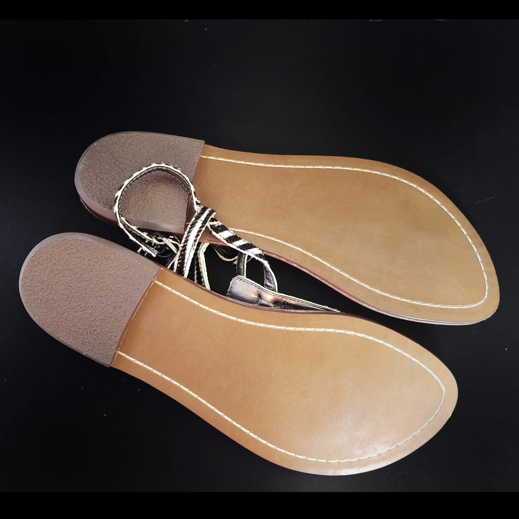 Sam Edelman Gigi Thong Ankle Strap Sandals Size 8