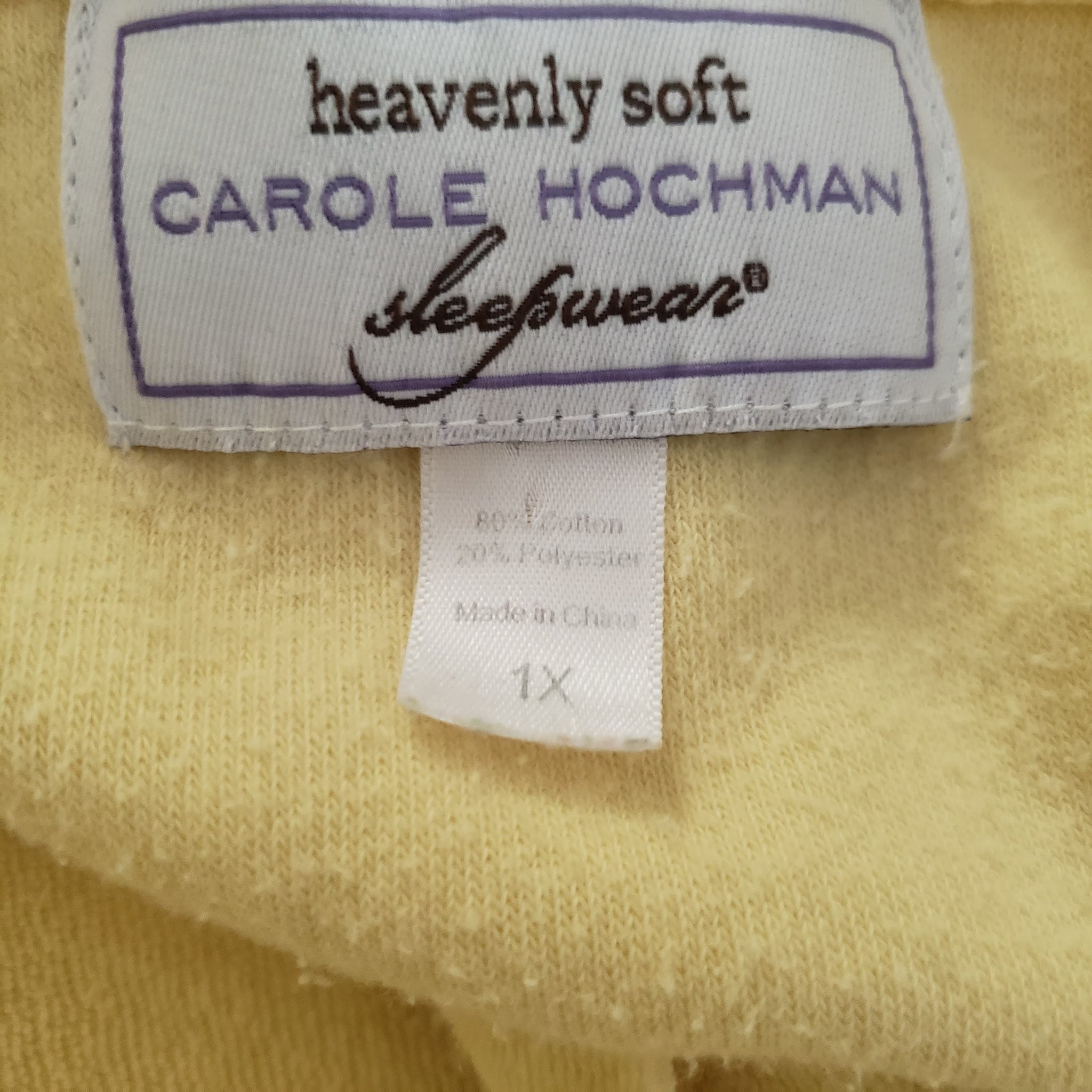 Carole Hochman Terry Pajama Set Size 1X