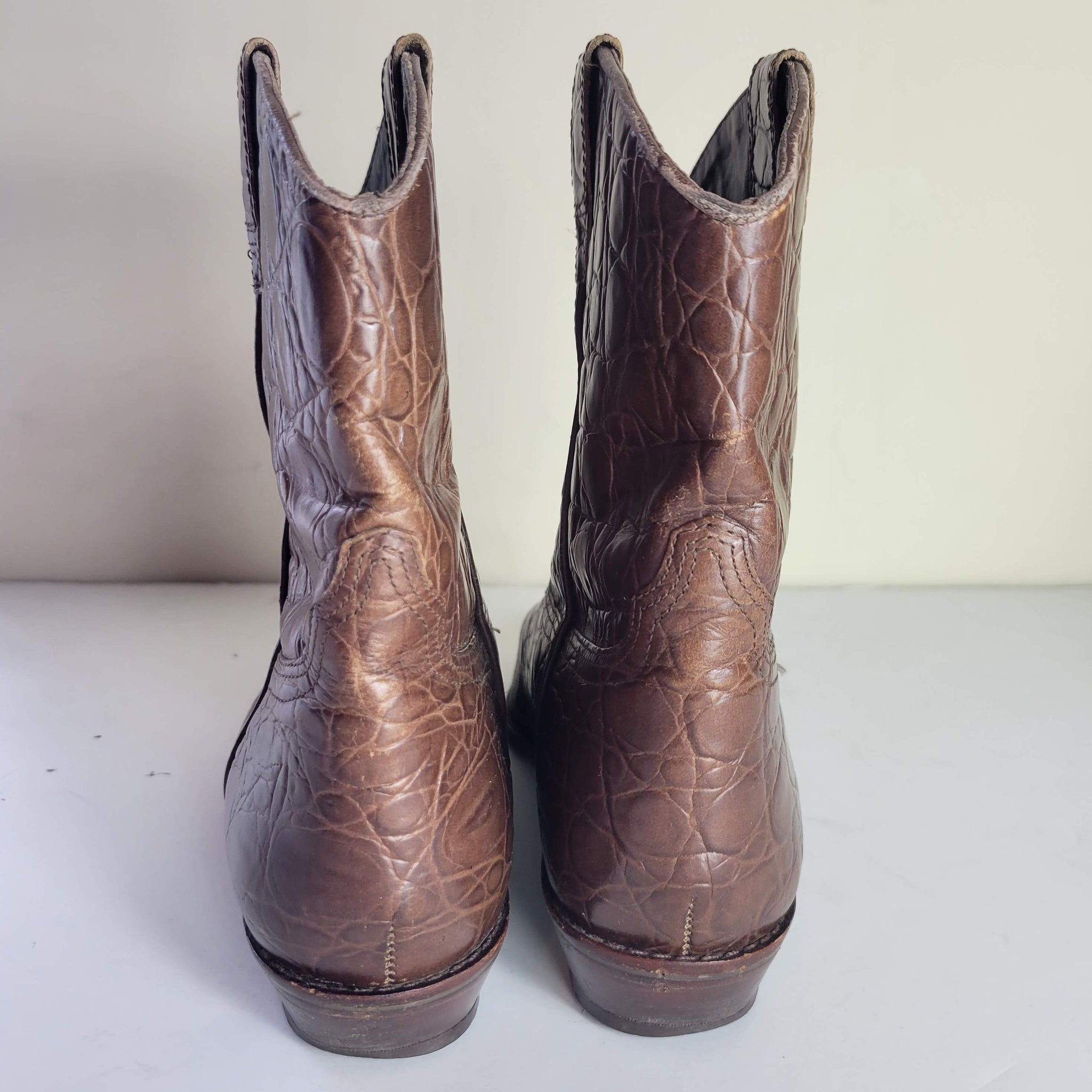Vintage Unisa Croc Cowboy Boots Size 7.5