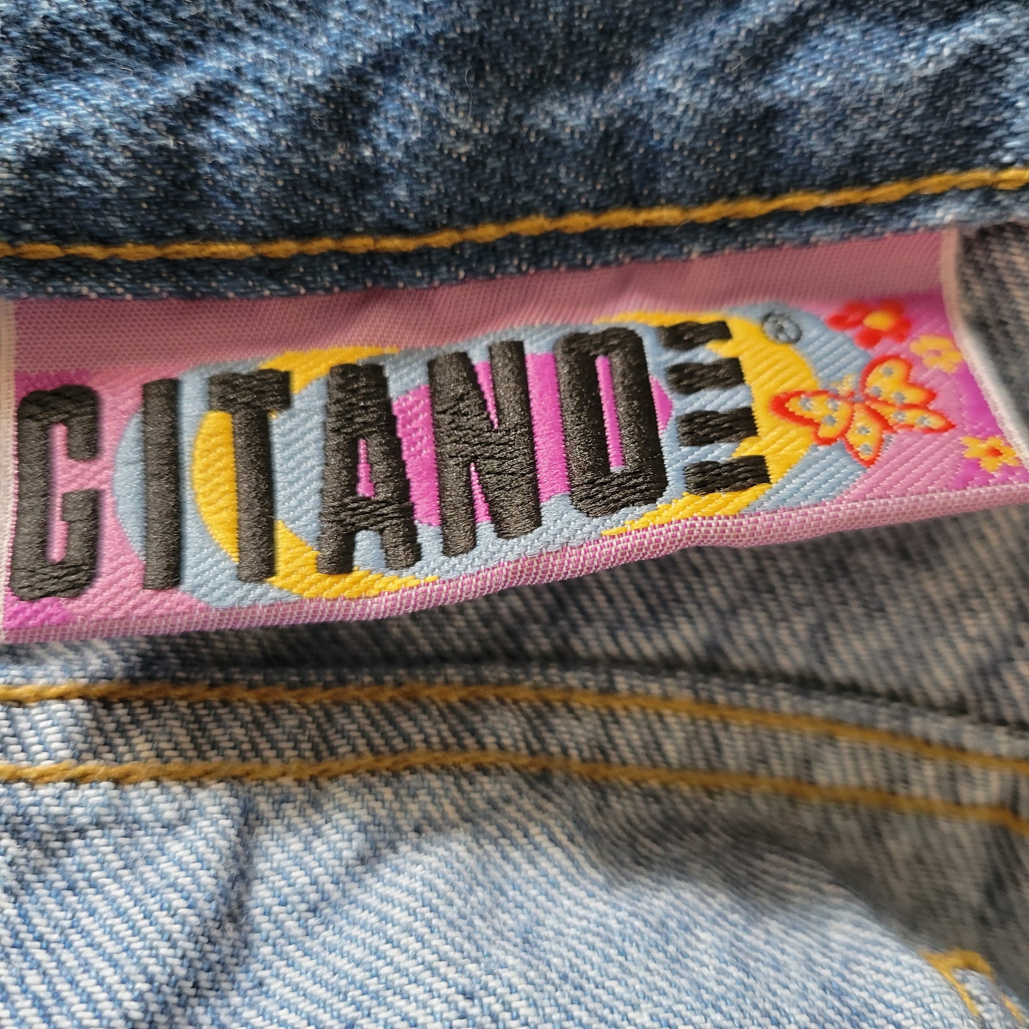 Vintage Gitano Jean Shorts Size 14 Girls Womens 27