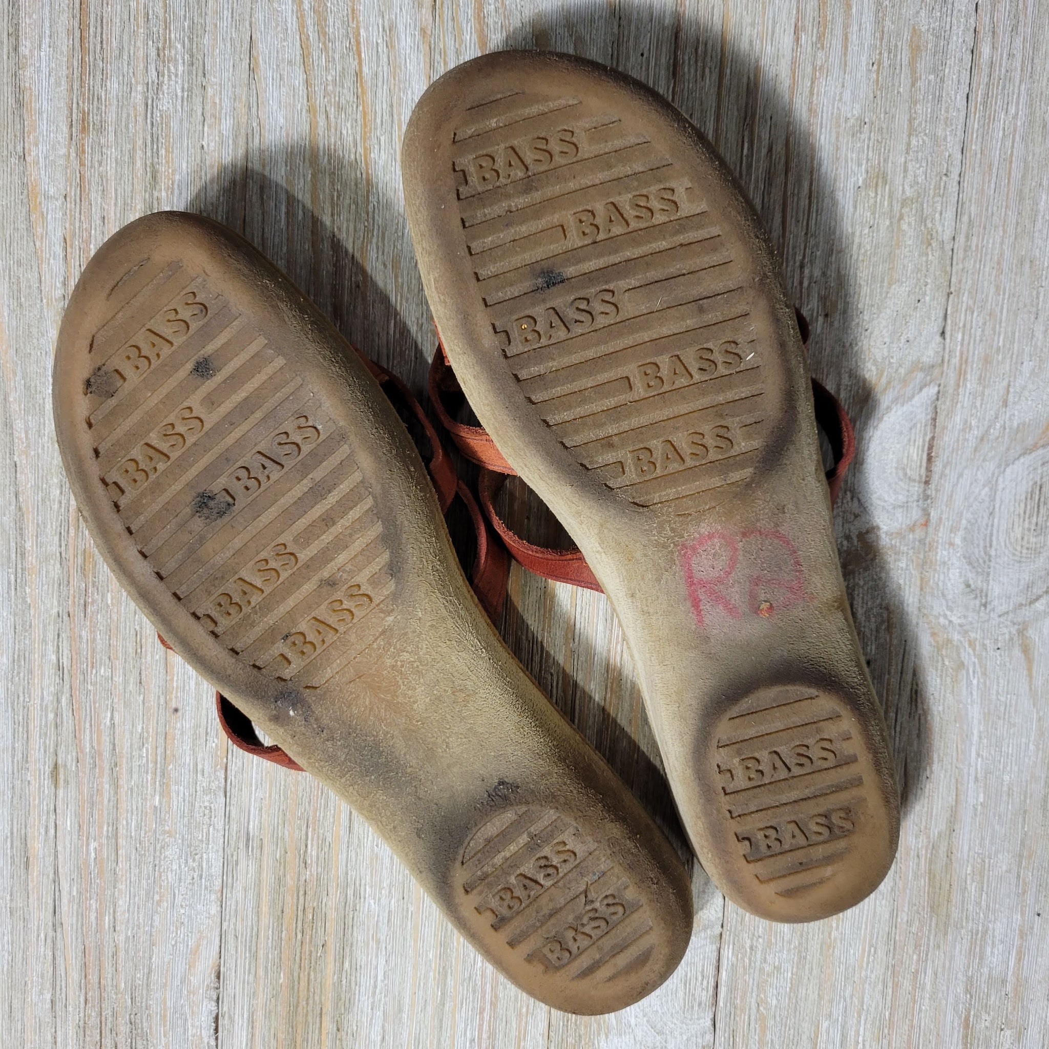 Vintage Bass Sunjun Sandals Size 8 Narrow