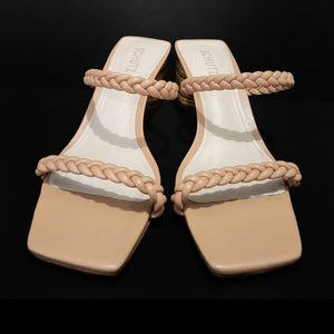 Schutz Mali Sandals Braided Straps Size 10