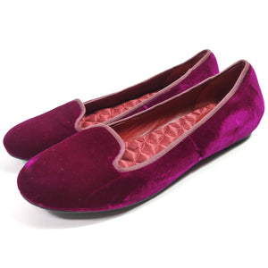 Cole Haan Morgan Pink Velvet Loafers Size 8