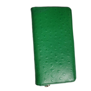 DKNY Ostrich Embossed Leather Wallet