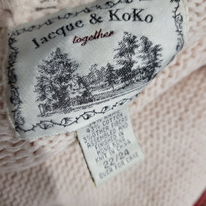 Vintage Jacque and Koko Ugly Christmas Sweater Plus Size 22 24