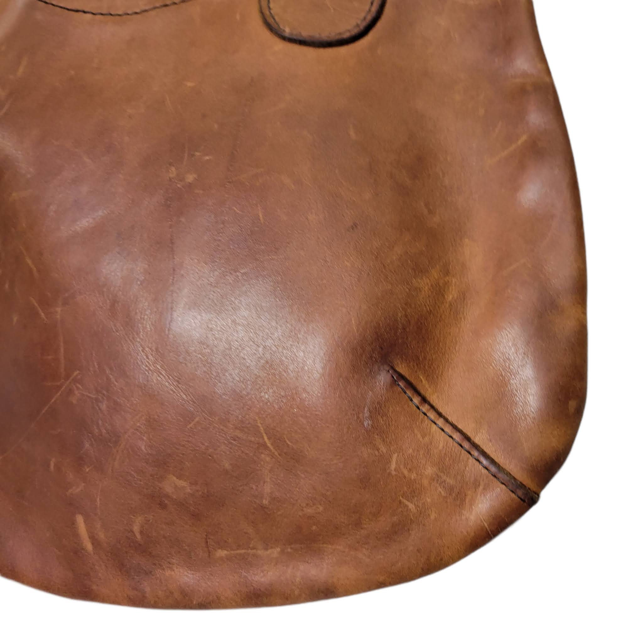 Vintage 70s Leather Shoulder Bag