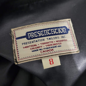 Vintage Presentation Tailor Inc Trench Coat Size XS