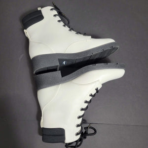 Dr Scholls Tayler White Combat Boots Size 8