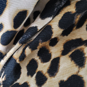 The Limited Leopard Print Collarless Coat Size Medium