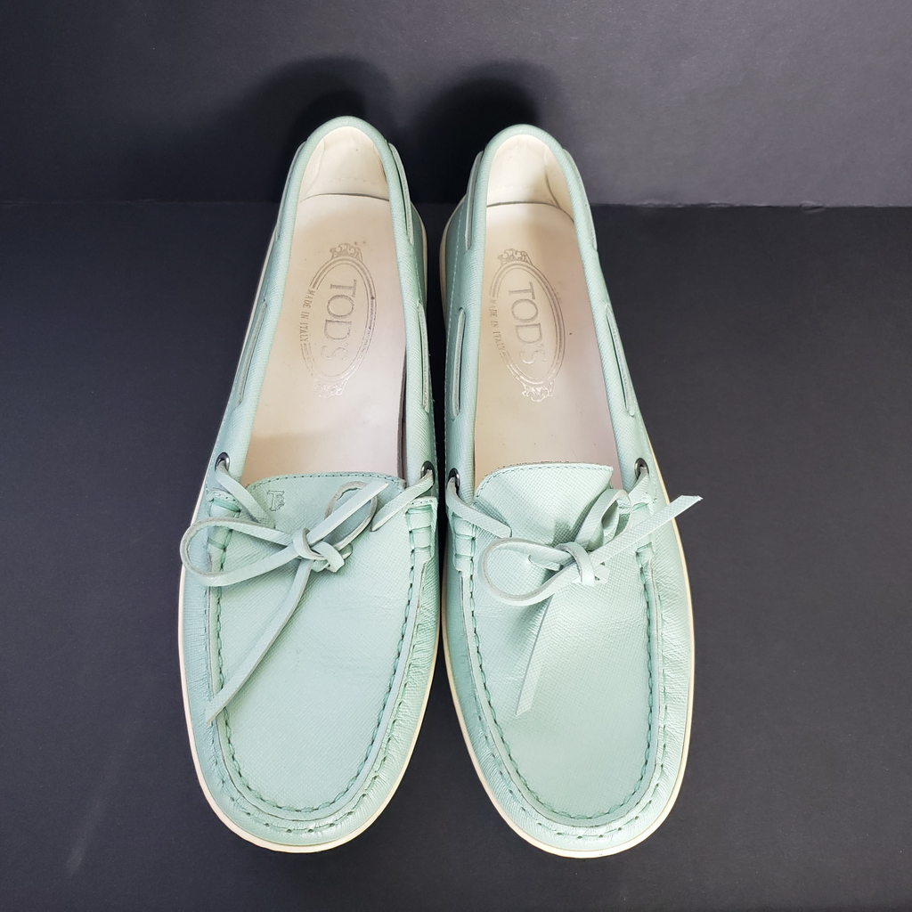Tods Tie Front Boat Shoe Size 40