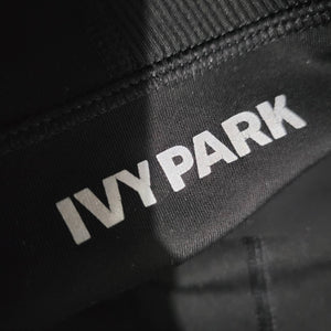 Ivy Park Capri Legging High Waist Black Sculptured Beyonce Activewear Size Small