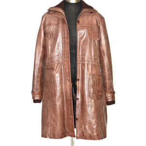 Superior New York Leather Coat Size 4XL