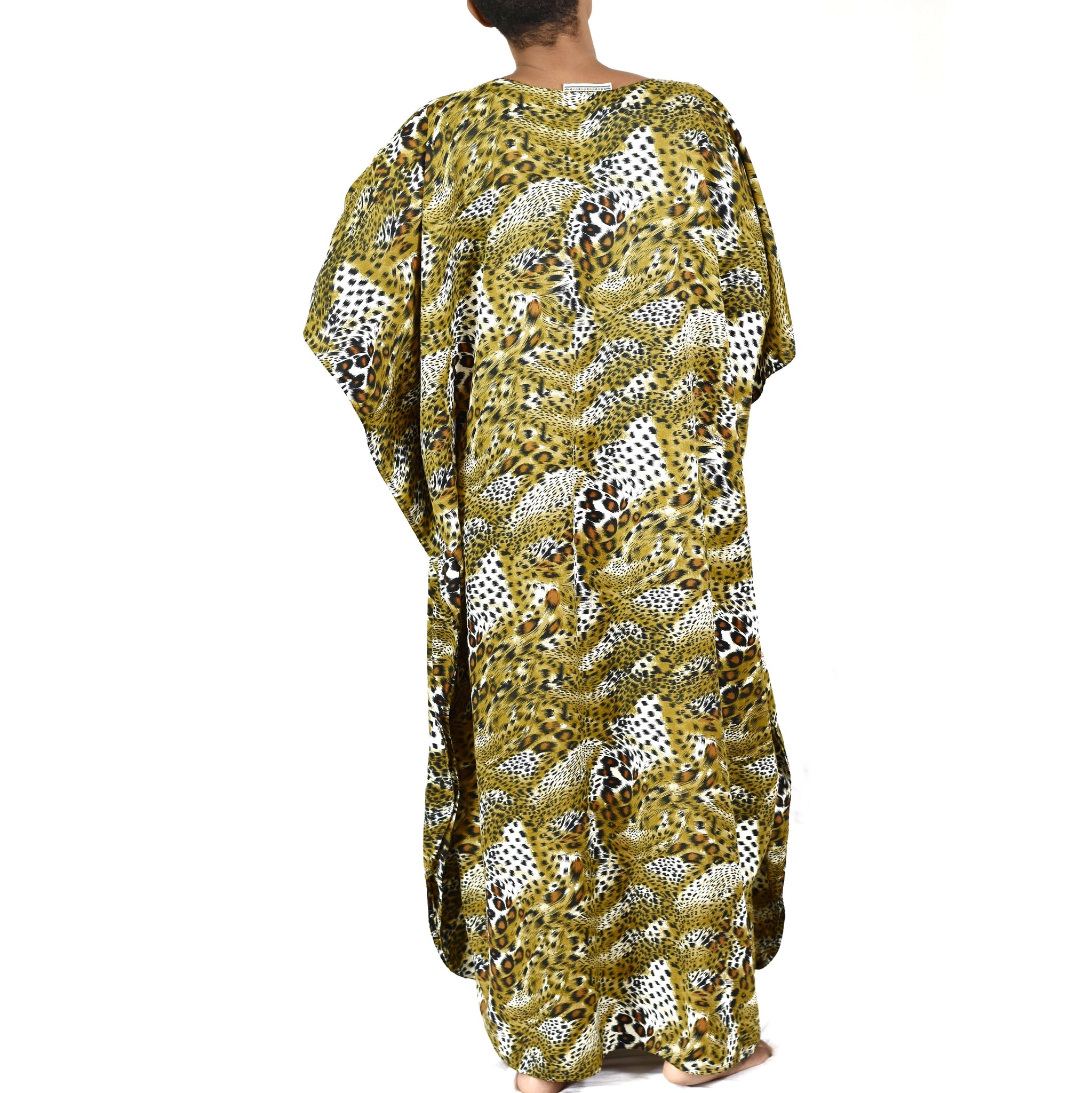 Molato Animal Print Caftan Dress Size Medium