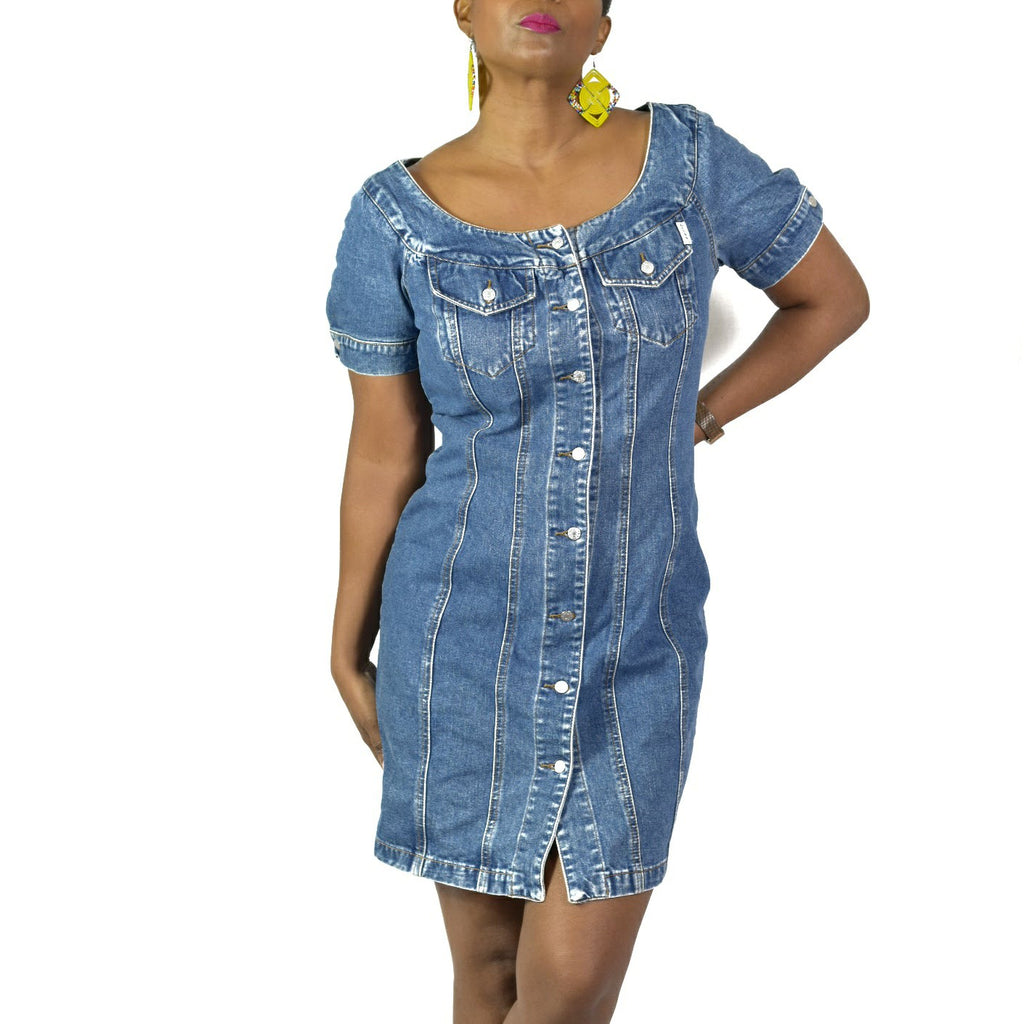 Vintage Guess Jean Dress Size Medium