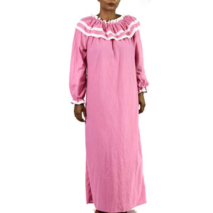 Vintage Miss Dira Fleece Nightgown Size Medium
