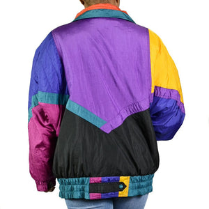 Vintage Equipt Winter Colorblock Ski Jacket Size XL