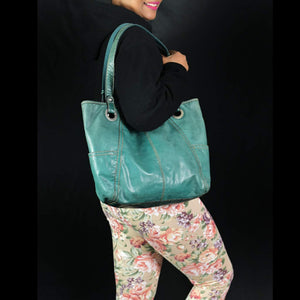 Fossil Hathaway Tote Bag Green