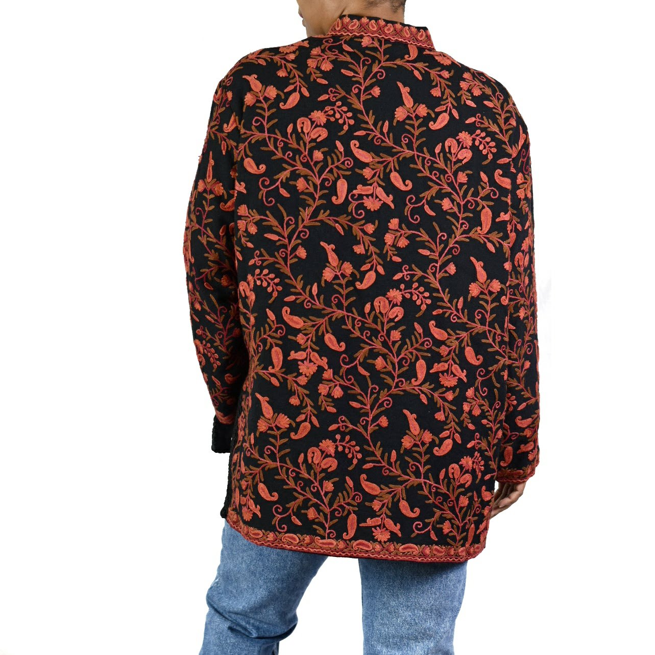 Kashmiri Embroidered Jacket Size Medium