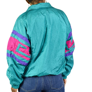 Vintage Nylon Jacket Windbreaker Size Medium