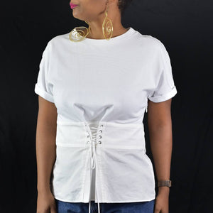 Phillip Lim Corset Waist Tee Size Medium