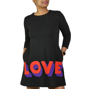 Lisa Perry Love Wool Shift Dress Size 0