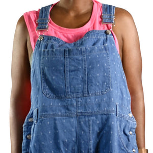 Vintage Bib Overalls Jean Short Size 1X