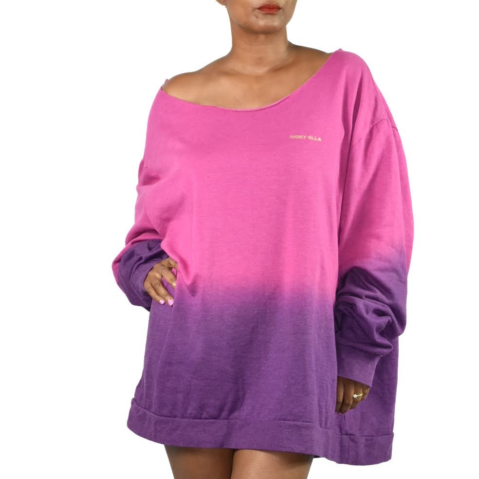 Ivory Ella Ryan Ombre Sweatshirt Size XXL
