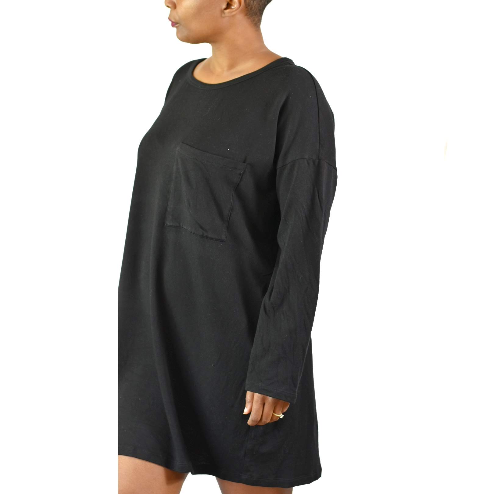 Eileen Fisher Tencel Fleece Tunic Top Size Large