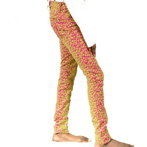 Tripp NYC Neon Leopard Jeans Size 0