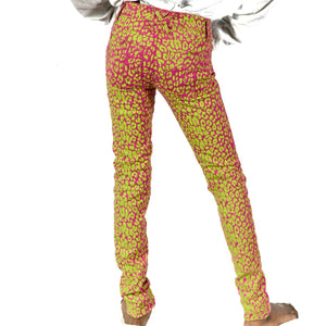 Tripp NYC Neon Leopard Jeans Size 0