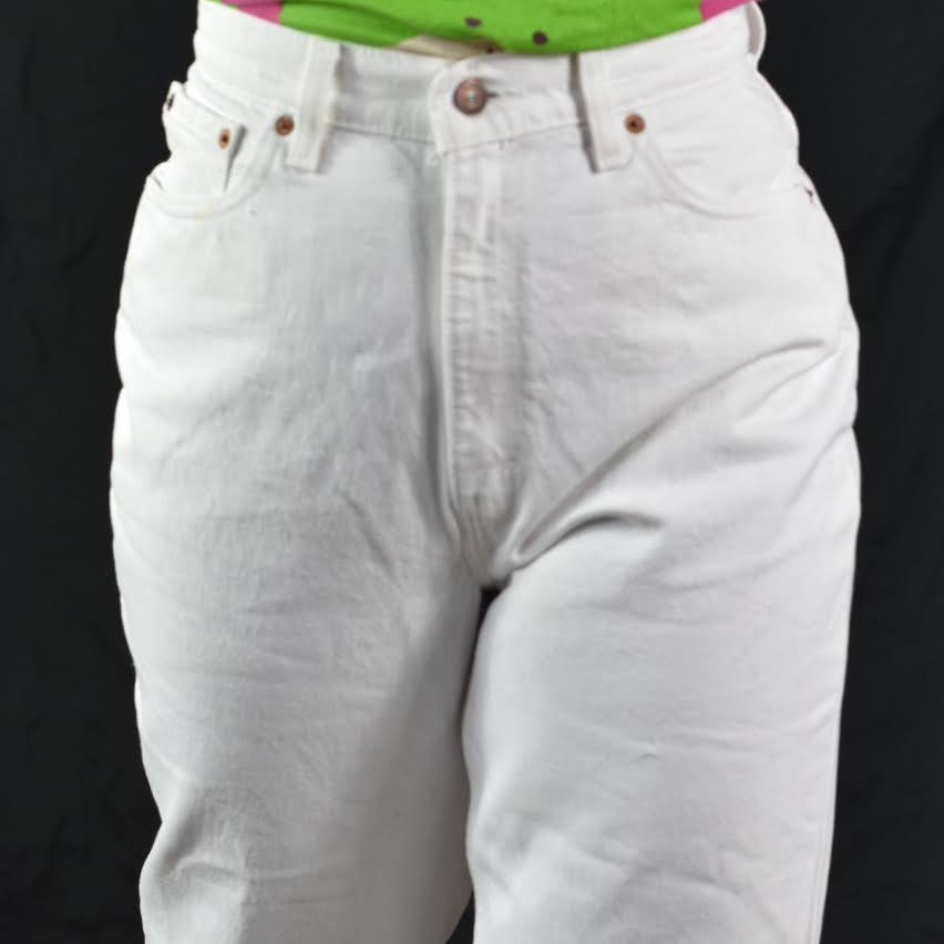 Vintage Levi's White Jeans Size 29