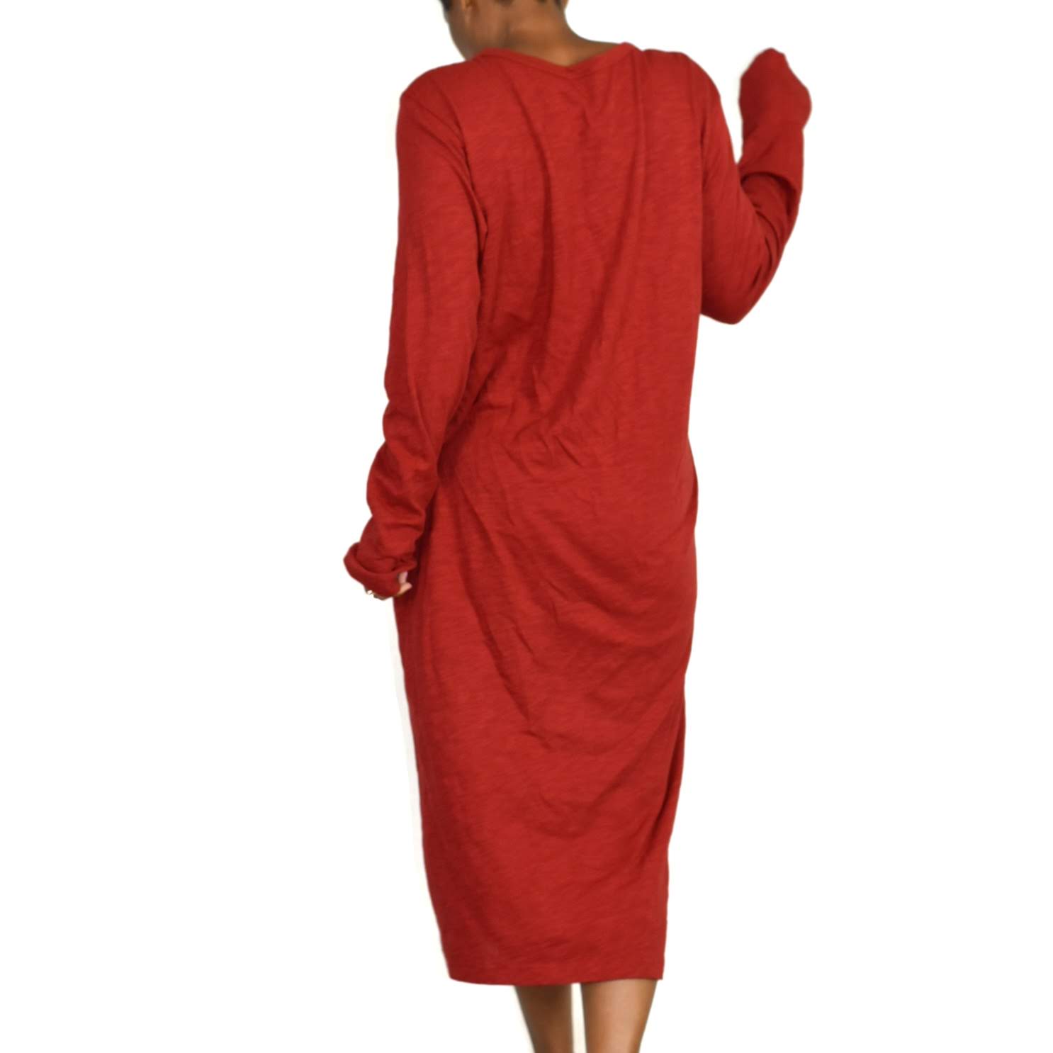 Wilt Long Sleeve Side Snap Dress Size Large