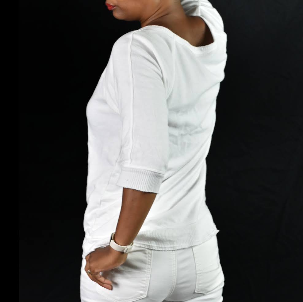 Wilt White Sweatshirt Size Medium