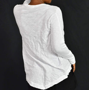 Wilt Slouchy Slant Long Sleeve Top Size XS