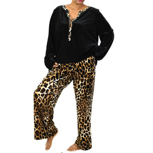 Charter Club Animal Fever Pajama Pant Set Size XXL