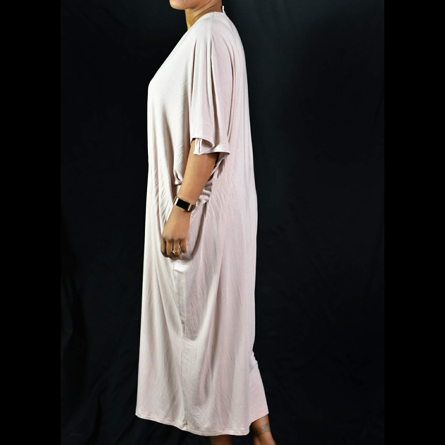 Barefoot Dreams Luxe Milk Jersey Caftan Dress