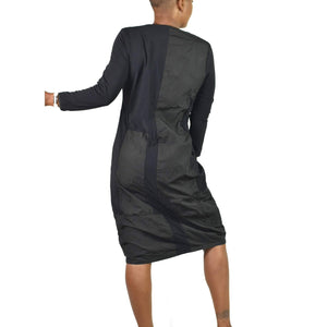 Porto Black Lagenlook Dress Size Small
