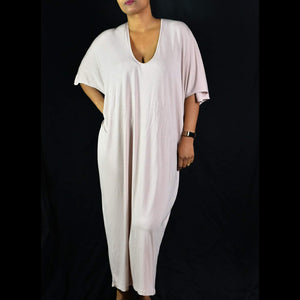 Barefoot Dreams Luxe Milk Jersey Caftan Dress