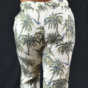 Soft Surrounding Relax Palm Tree Print Pants Size Small