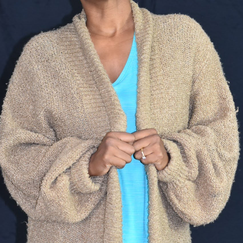 Vintage Ashleigh Morgan Sweater Coat Duster Size Medium