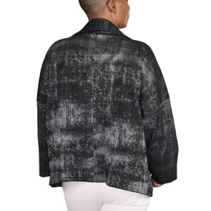 Eileen Fisher Grandeur Jacquard Jacket Size Large