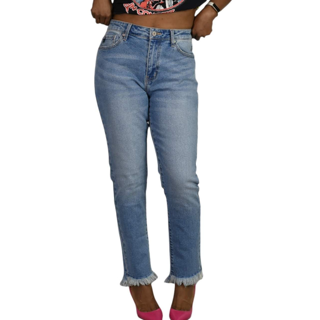 KanCan Mae Slim Straight Jeans Size 27