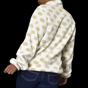 Patagonia Synchilla Snap T Pullover Polka Dots Size Medium