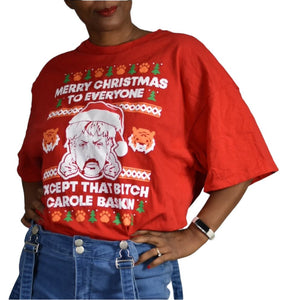 Tiger King Ugly Christmas Tee Size XL