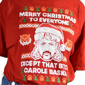 Tiger King Ugly Christmas Tee Size XL